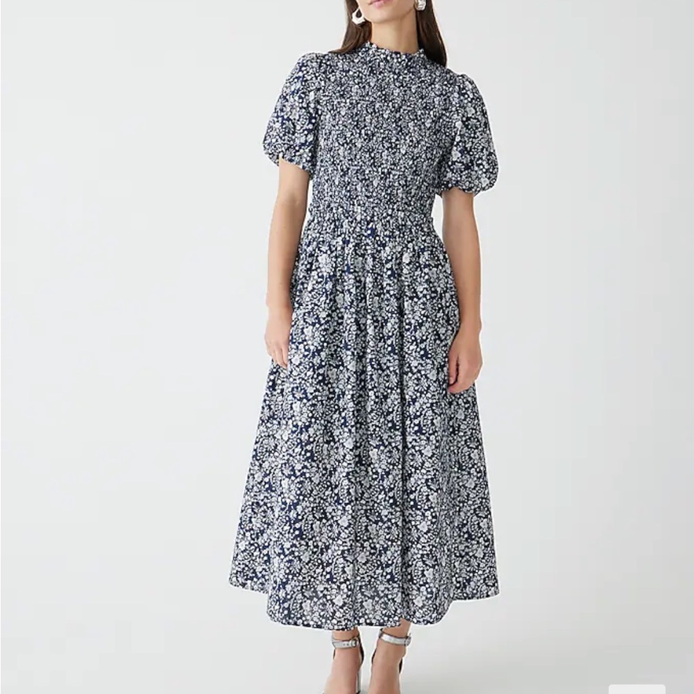 JCrew Puff Sleeve Liberty dress